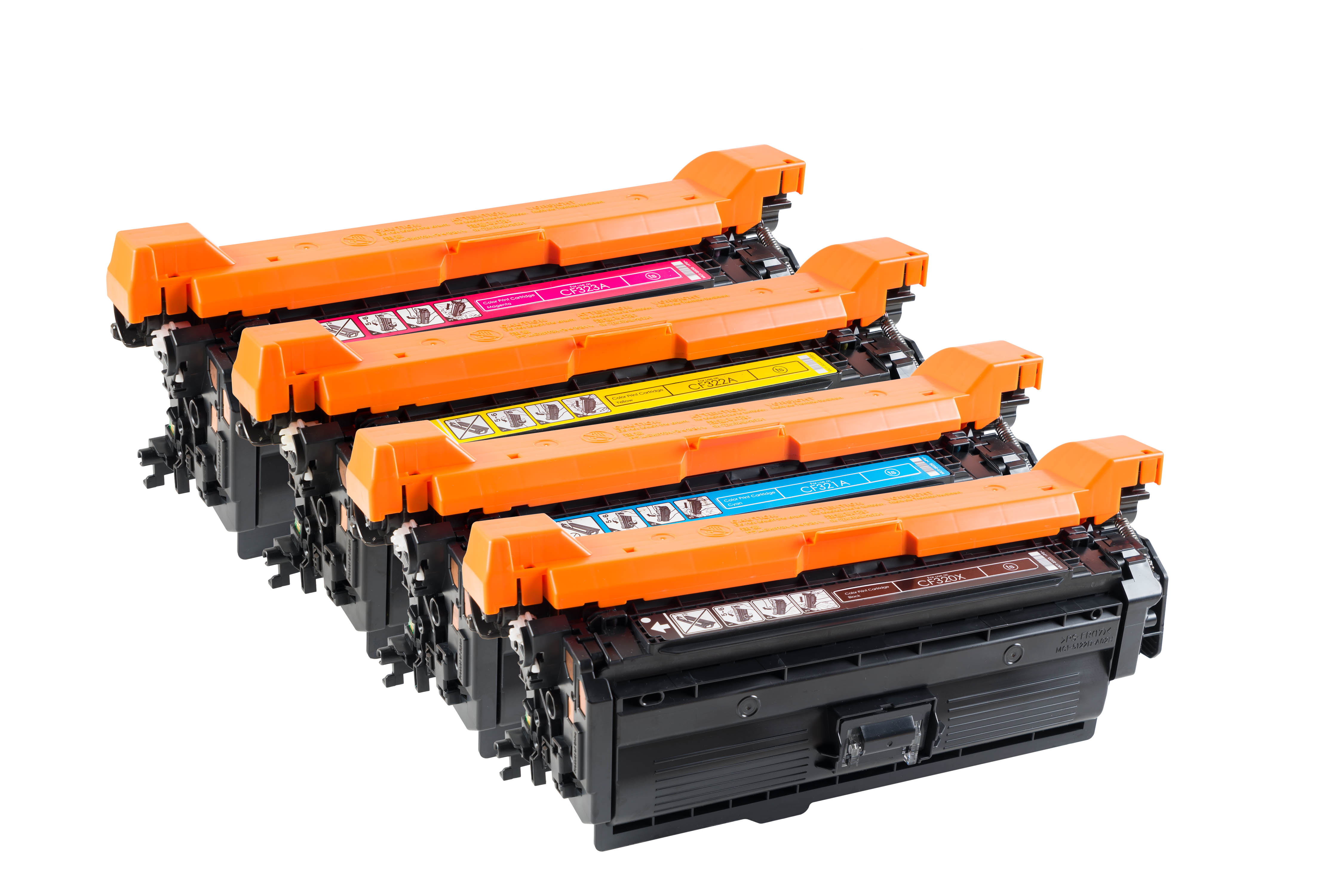 Tonerfabrik Toner SET CF320X / 653X Set mit allen vier Farben