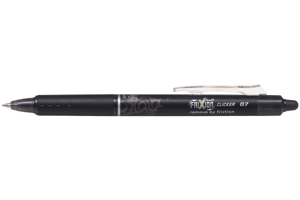 PILOT Frixion Clicker 0.7mm BLRT-FR7 schwarz,nachfüllbar, radierbar