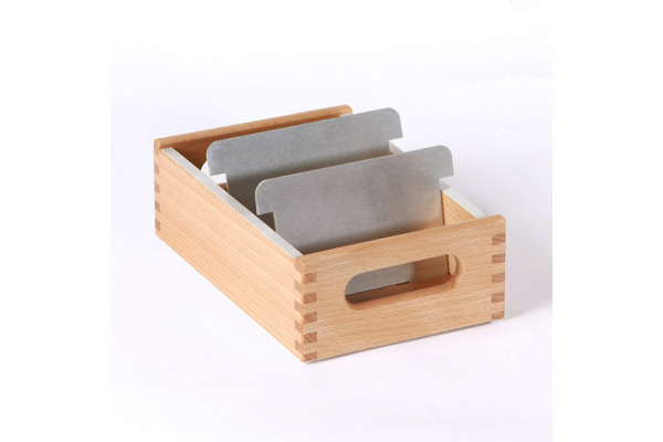 FLÜCK Karteikasten A7 quer A7quer/20 Buche Tiefe 20cm