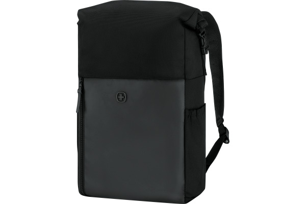 WENGER UrbanOne Roll-Top Backpack 653890 15.6 inch Black