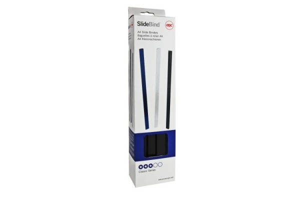 GBC Einschub-Binderücken 5mm A4 46000E schwarz 25 Stück