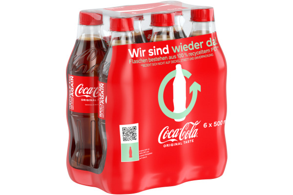 COCA COLA Original 153717 50cl, 6 Stk.