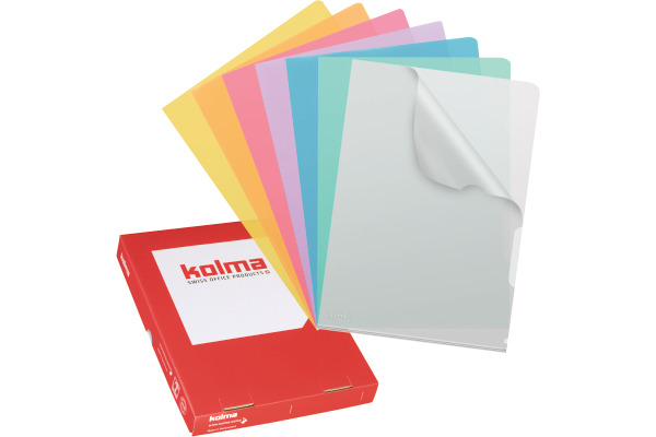KOLMA Sichtmappe VISA Superstrong A4 59.464.05 blau, lisse 100 Stück