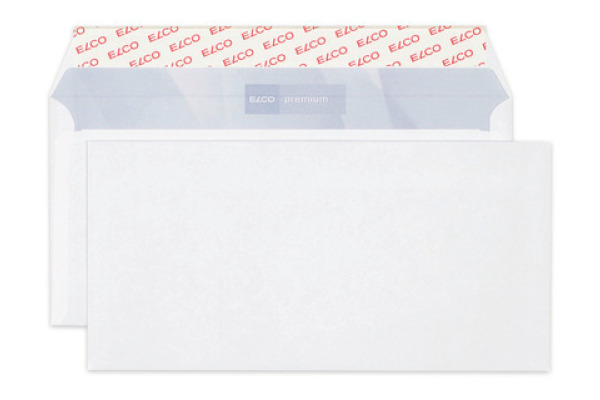 ELCO Couvert Office o.Fenster C5/6 74532.12 80g,hochweiss,Kleber 200 Stk.