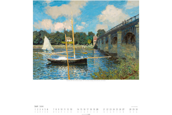 WEINGARTE Bildkalender 2027 295590027 Claude Monet DE 46x55cm