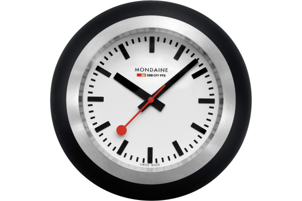 MONDAINE Tischuhr Globe 60mm A66030335 schwarz