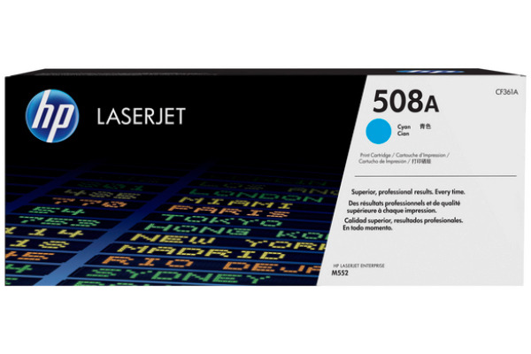 HP Toner-Modul 508A cyan CF361A CLJ Enterprise M552 5000 S.
