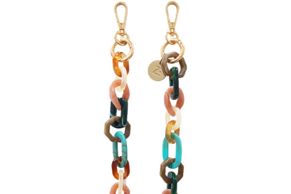 ZANAÉ Phone Necklace Blue Land 18330 Karma colored