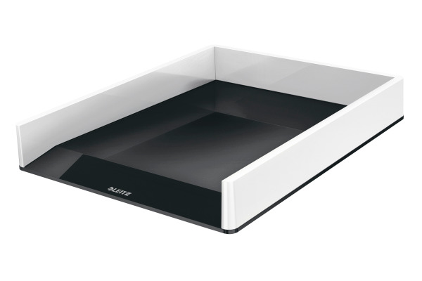 LEITZ Briefablage WOW DuoColour A4 53611095 weiss/schwarz