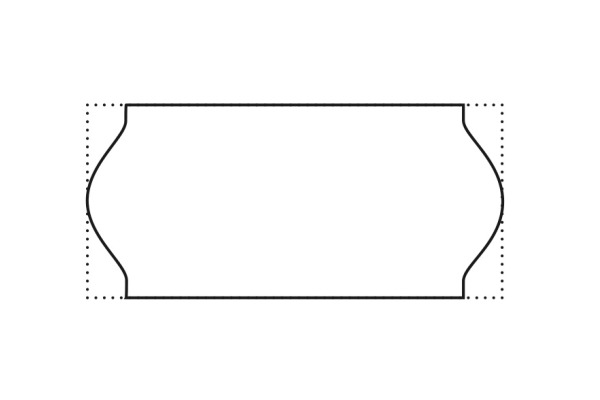 SATO Etiketten 26x12mm 700300003 weiss, permanent 1500 Stück