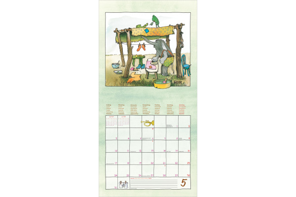 ALPHA EDI Bildkalender 2027 161491 Janosch ML 30x30cm