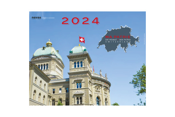 NOVOS Tischkalender Die Heimat 2027 507005 2W/1S ML 19.2x22.5cm