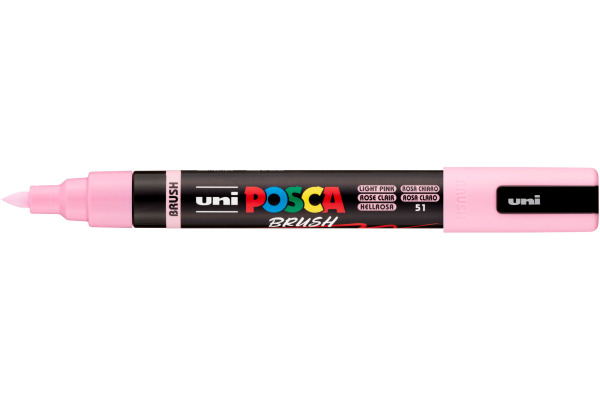 POSCA Brush Marker 1-4mm PC5BRLPIN hellrosa