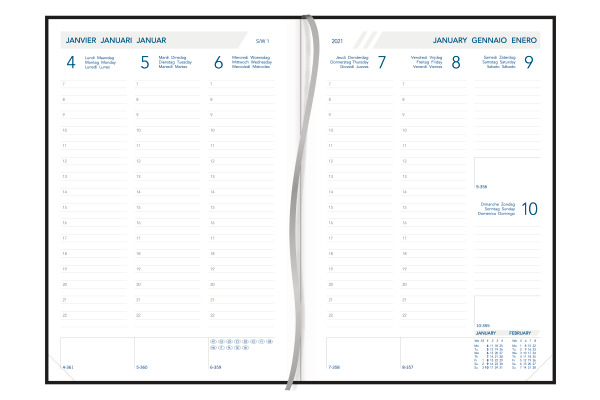 AURORA Agenda Florence Universe 2027 3415 1W/2S ass. ML 14.5x21cm