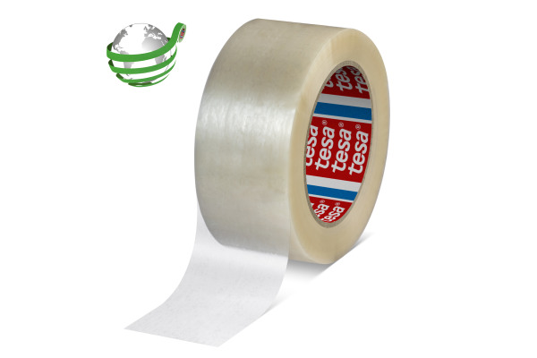 TESA Verpackungsband 50mmx132m 604180000 Recyceltes PET, transparent