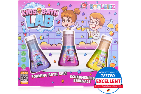 KOOLKIDZ Badesalz-Set 3x80g 6062966 schäumendes Badesalz