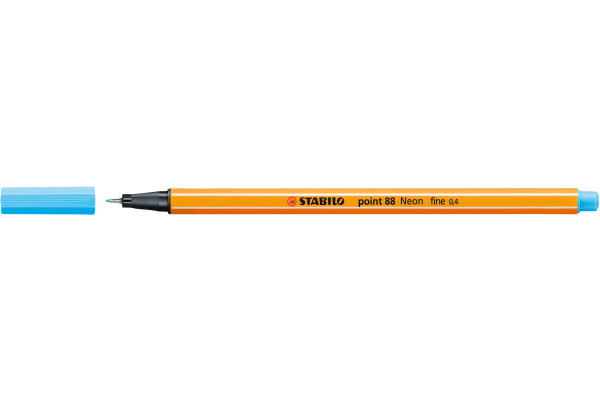 STABILO Fineliner Point 88 0.4mm 88/031 neonblau