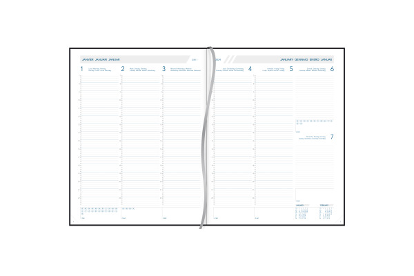 AURORA Agenda Florence PAW 2027 2715R 1W/2S bordeaux ML 21x27cm