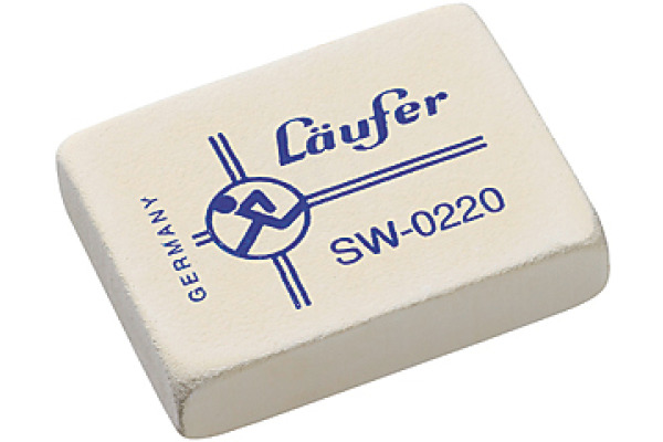 LÄUFER Zeichen-Radierer 02200 48×36×10mm