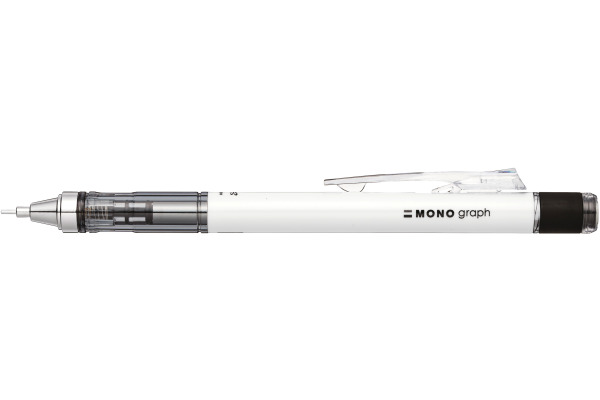 TOMBOW Druckbleistift 0.7mm SH-MG23-R MONOgraph, weiss