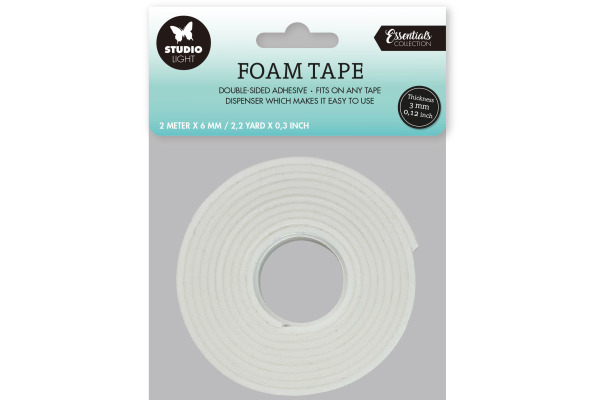STUDIO LI Schaumklebeband 0.3cm FOAMT04 doppelseitig 2 Meter