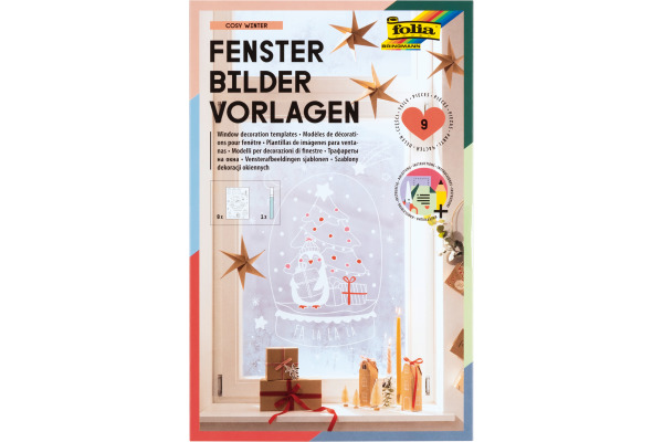 FOLIA Fensterbilder 39149 Cosy Winter
