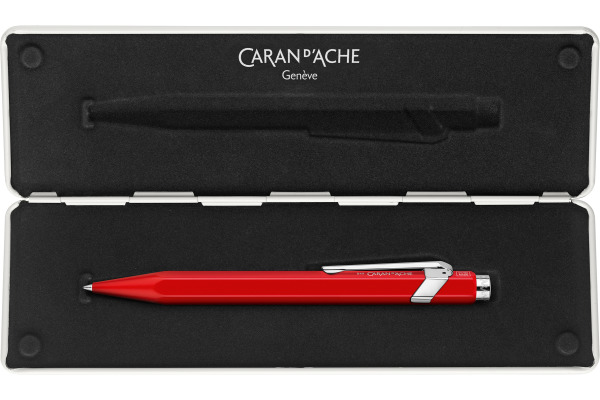 CARAN D'A Roller 849 0.7mm 846.570 rot, mit Metalletui