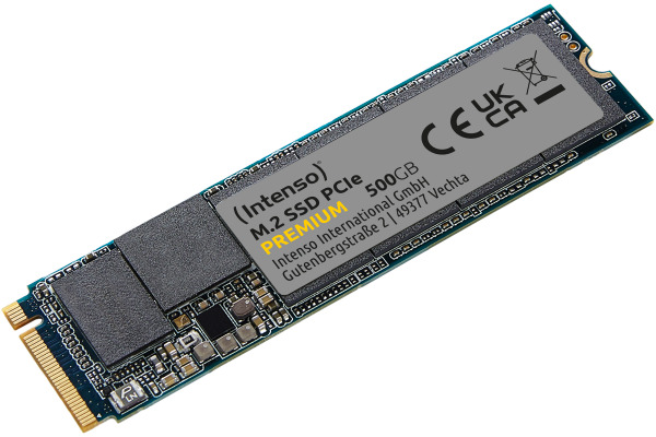 INTENSO M.2 SSD Premium 500GB 3835450 PCIe, m.2 2280