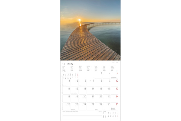 ALPHA EDI Bildkalender 2027 161884 Wege ML 30x30cm