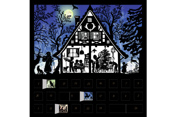 COPPENRAT Adventskalender 15x15cm 71811 Stille Nacht
