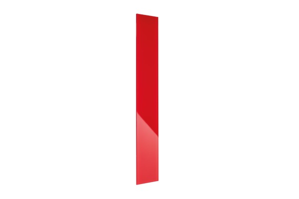 MAGNETOP. Design-Glasboard 100x600mm 13400006 rot, magnetisch