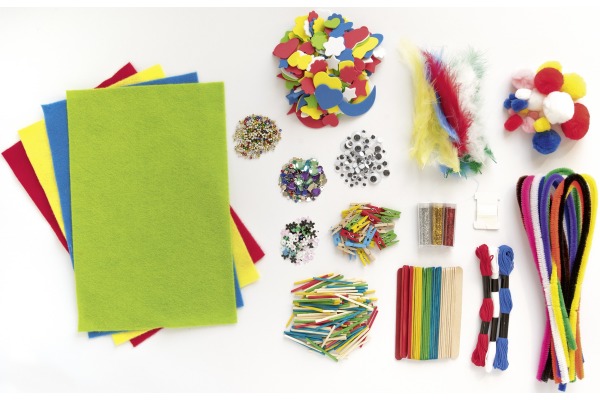 FOLIA Kreativ Box Folia 935 Material Mix, über 1300 Teile
