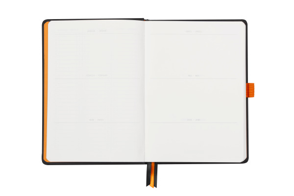 RHODIA Notizbuch Goalbook HC A5 118571C schwarz, dots 120 Blatt