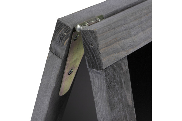 SECURIT Gehwegtafel m. Holzrahmen SBD-NG-85 Vintage grey 85x55x4.5cm
