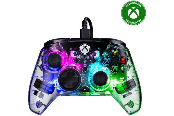 TURTLE B. Afterglow Wired Ctrl TBC200895 Xbox, Clear