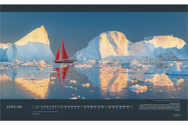 GEO Bildkalender 2027 581371 GEO Sehnsuchtsorte 58x36cm