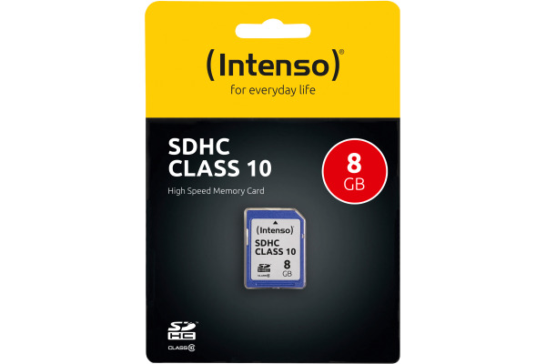 INTENSO SDHC Card Class 10 8GB 3411460