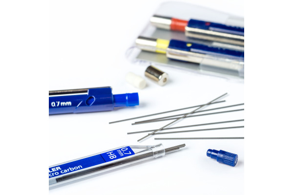 STAEDTLER Feinmine MARS MICRO HB 0,7mm 250 07-HB tiefschwarz 12 Stück