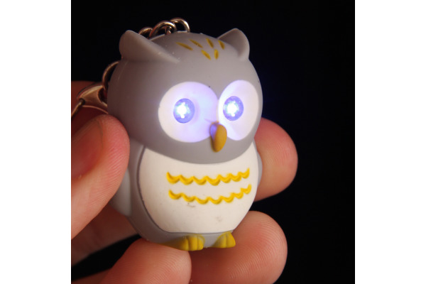 ROOST Schlüsselanhänger Eule OWL24 Led, assortiert