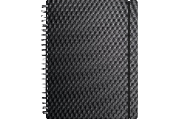 KOLMA Spiralbuch LineaVerde A4 06.516.06 schwarz, kariert 5mm 120 Blatt