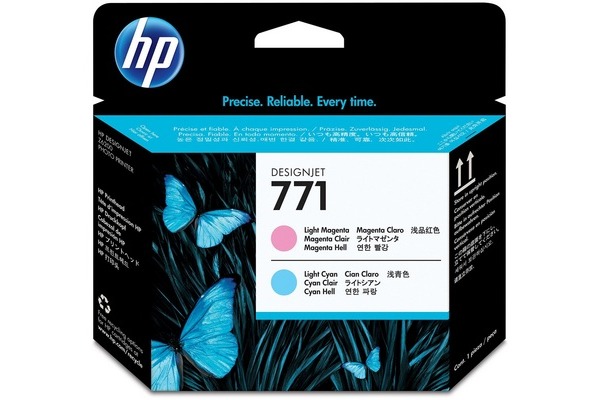HP Druckkopf 771 light mag./cyan CE019A DesignJet Z6200 