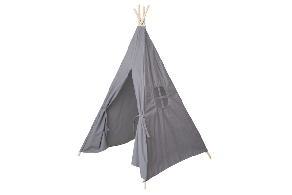 JABADABAD Tipi Zelt Grau K024 110x100x155 cm