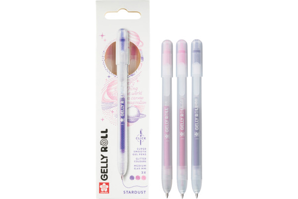 SAKURA Gelly Roll 0.8mm PXGBRASTA Stardust, ass. 3 Stück