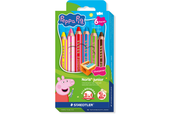 STAEDTLER Farbstifte Noris Peppa Pig 140C6L1 assortiert 6 Stück
