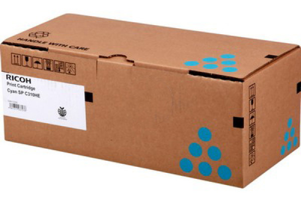 RICOH Toner-Modul cyan 407637 SP C310HE 6000 Seiten