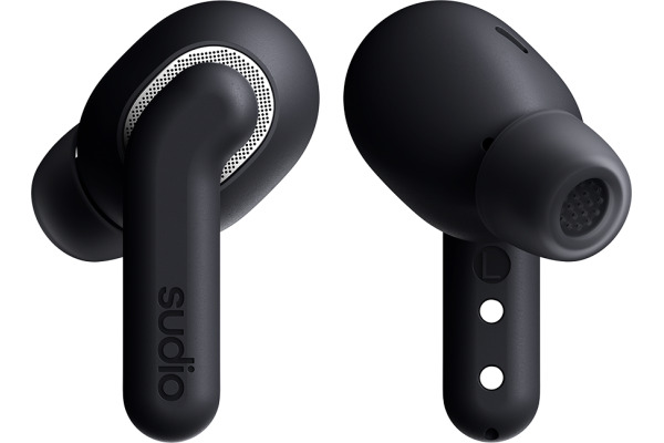 SUDIO Noise Cancelling Earbuds E4PROBLK E4 Pro, Black, Wireless