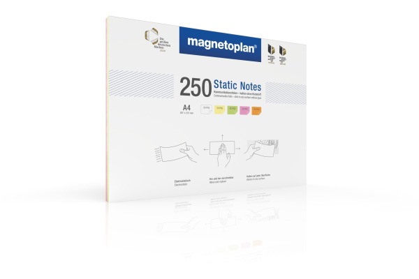 MAGNETOP. Static Notes A4 11250410 ass. 250 Stück