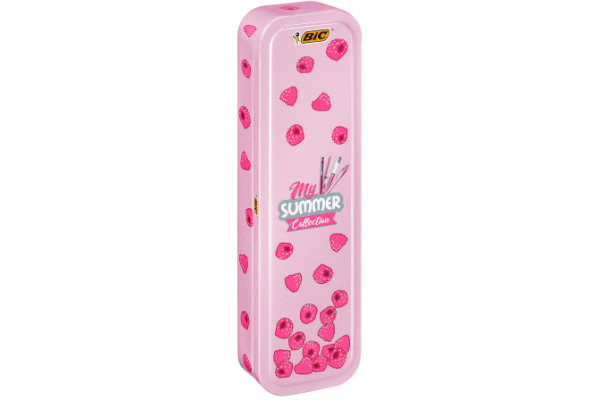 BIC Summer Metal Box 978219 pink 4 Stück