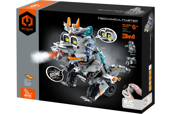 IMMASTER Robot 3 in 1 intelligent 8054 programming,2.4G,RC,646 pcs