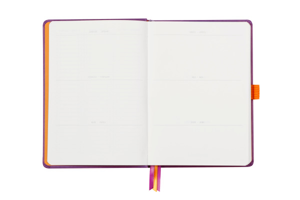 RHODIA Notizbuch Goalbook HC A5 118579C violett, dots 120 Blatt